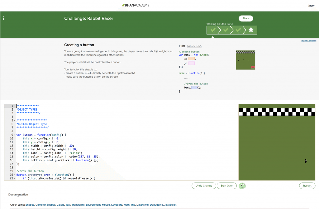 khan academy coding for beginners