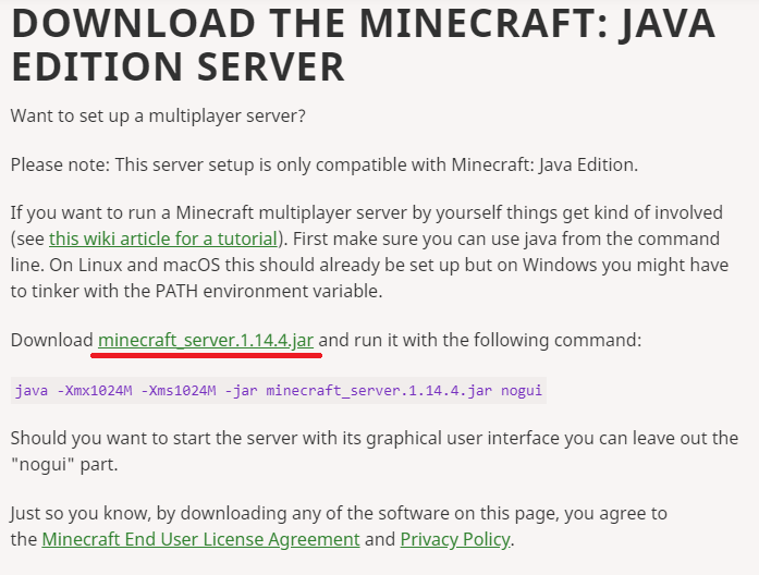 How To Make a Minecraft Server - Download Java Edition Server