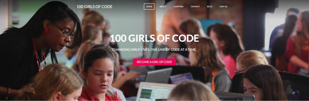 100 Girls of Code Website