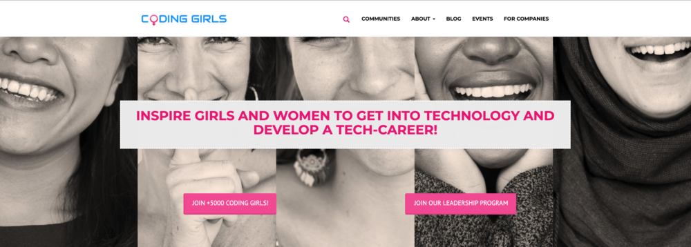 Coding Girls Website
