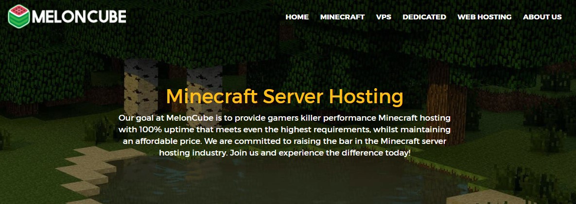 Minecraft server hosting MelonCube