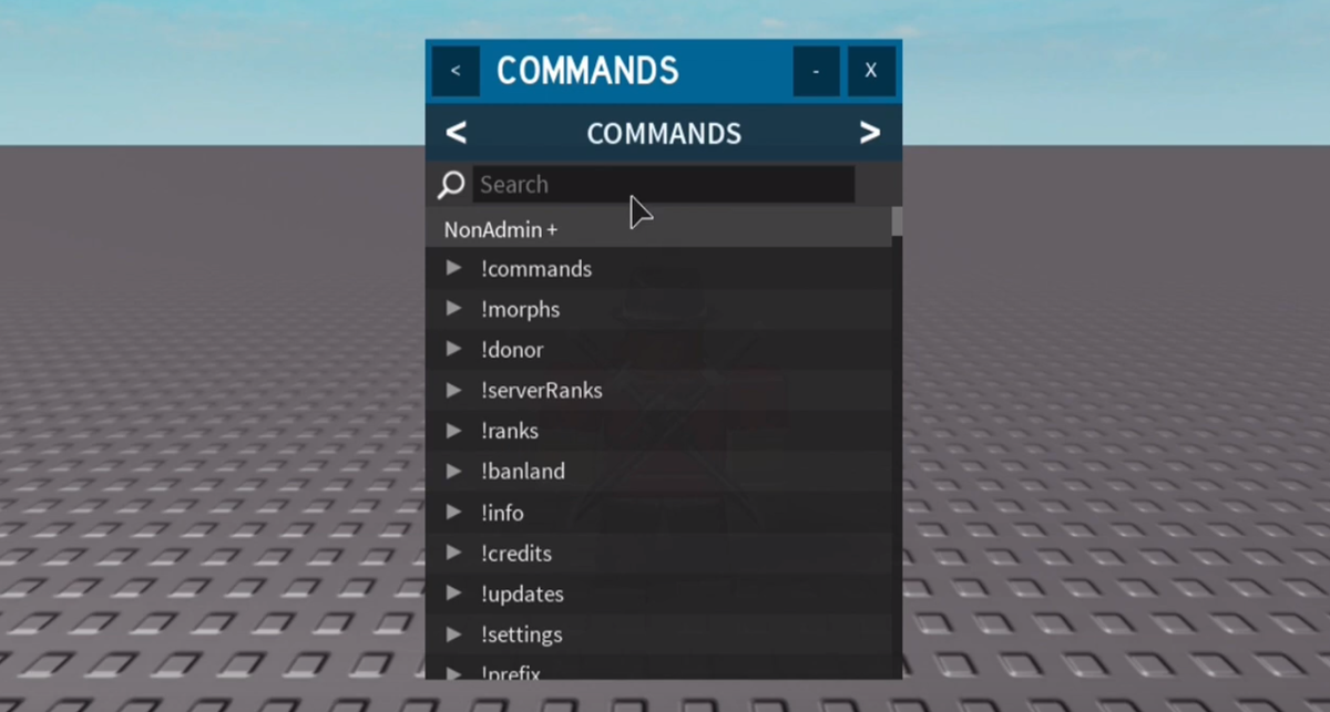 Roblox Admin Commands List 2025