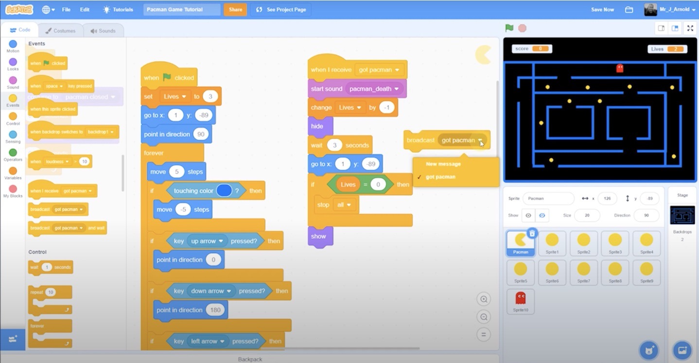 Adding Sound Effects in Scratch