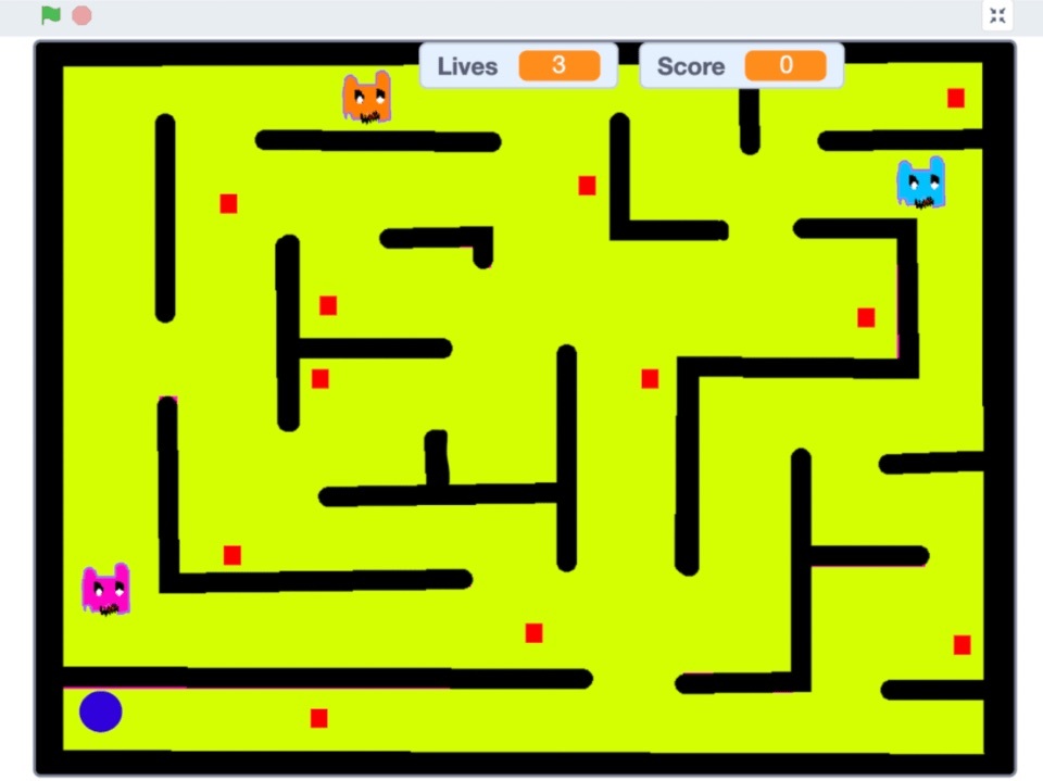 Simple game development for elementary students using coding