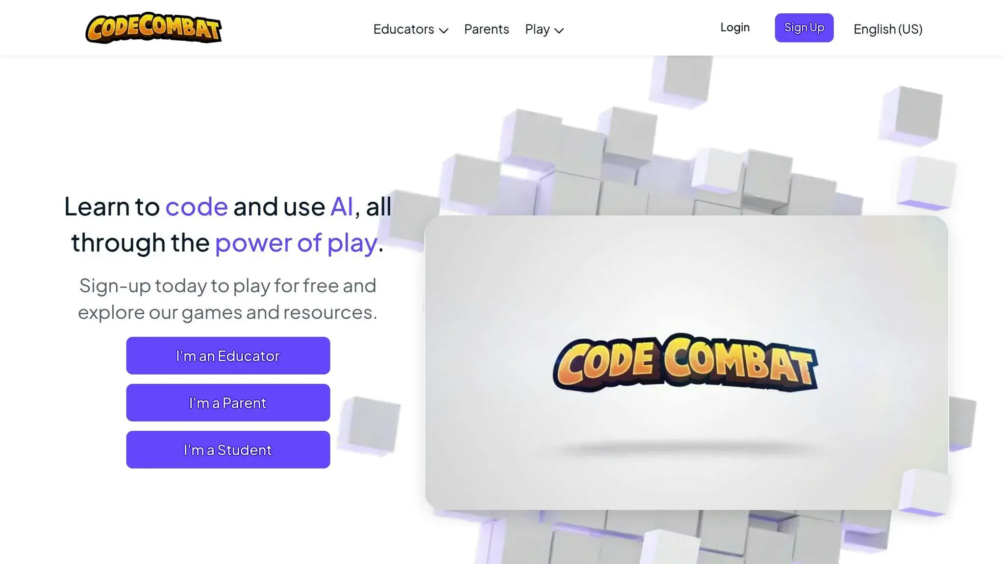 Code Combat Home Page