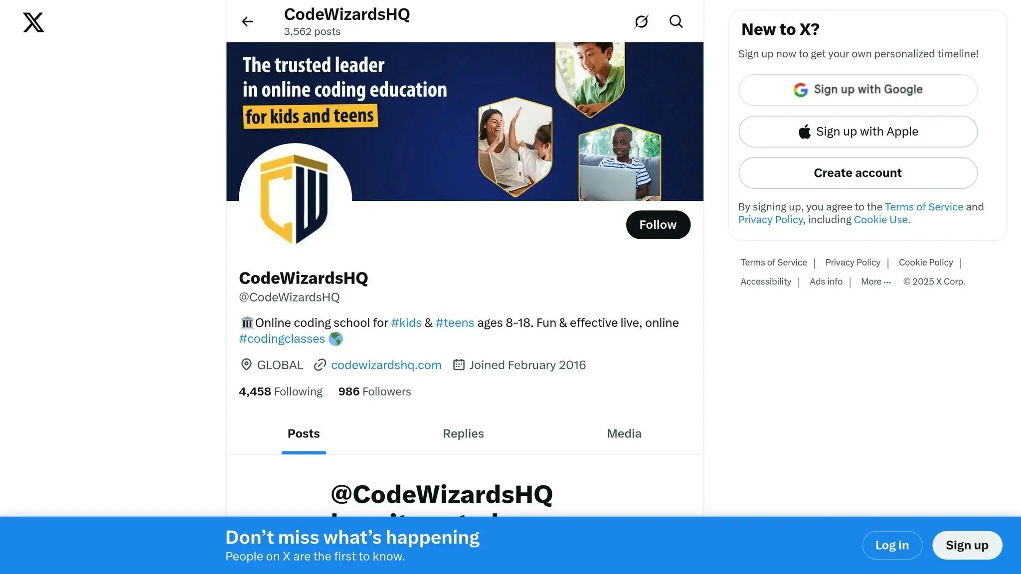 Code WizardsHQ Home Page