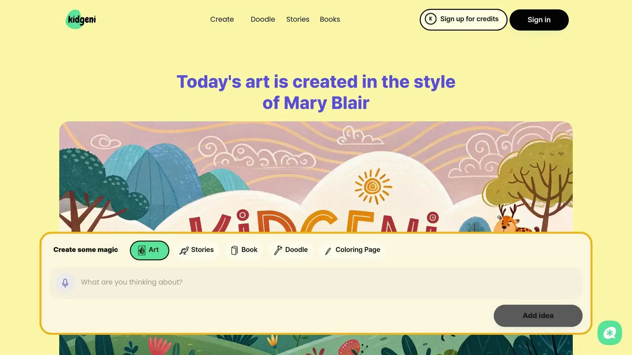 KIdGeni Home Page