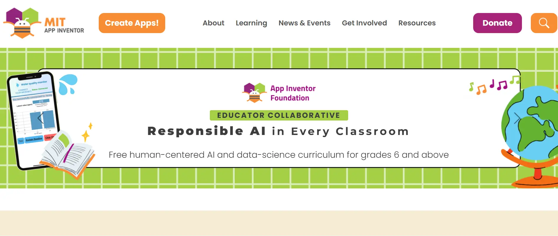 MIT App Inventor Home Page