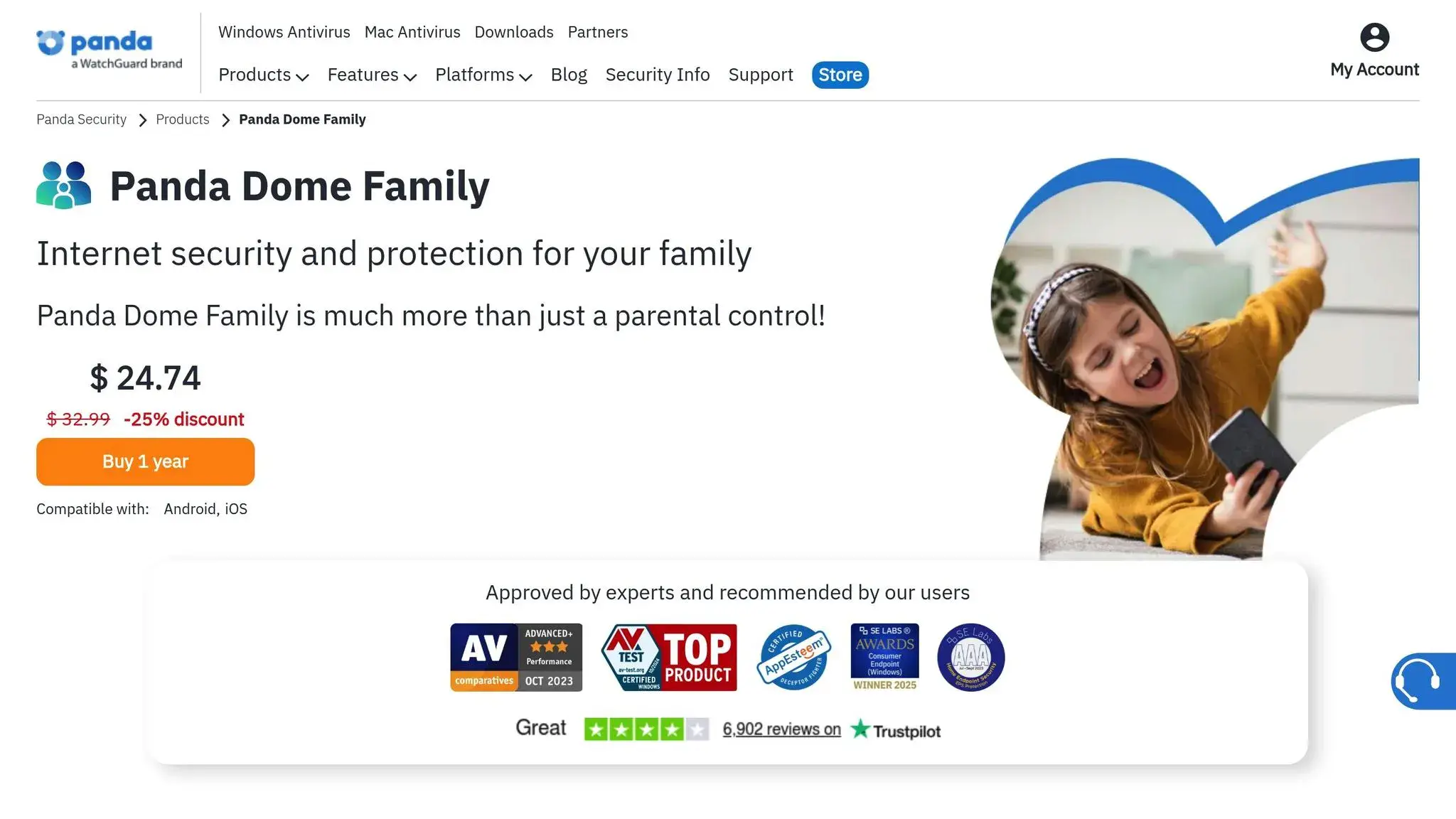 Panda Dome Home Page