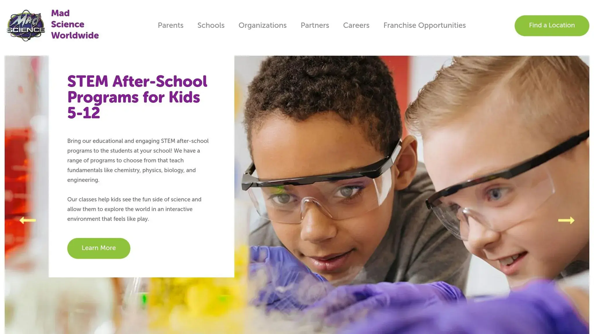 Mad Science Home Page